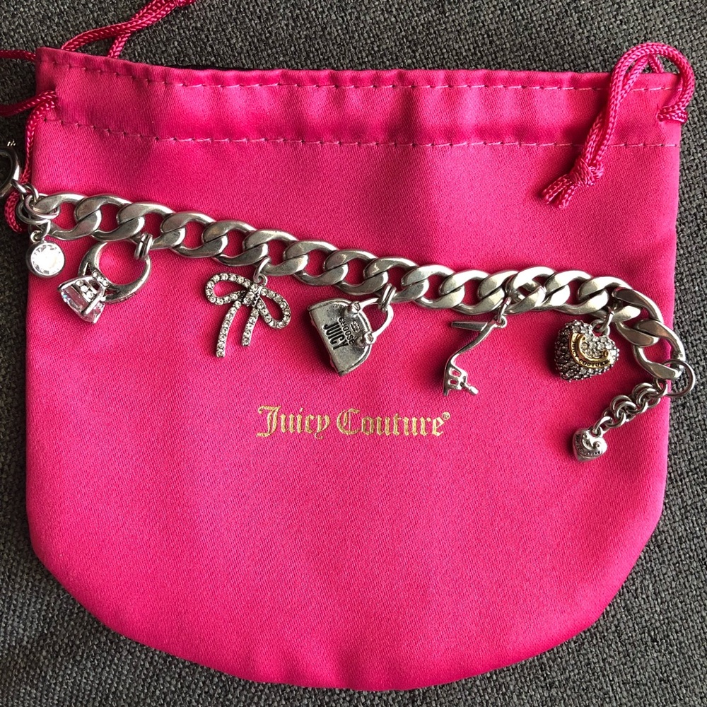 Juicy Couture Silver Charm Bracelet